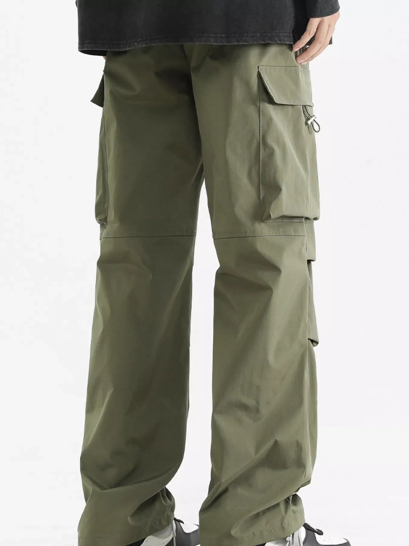 Touch of Olive Waterproof Cargo Pants with Utility Pockets