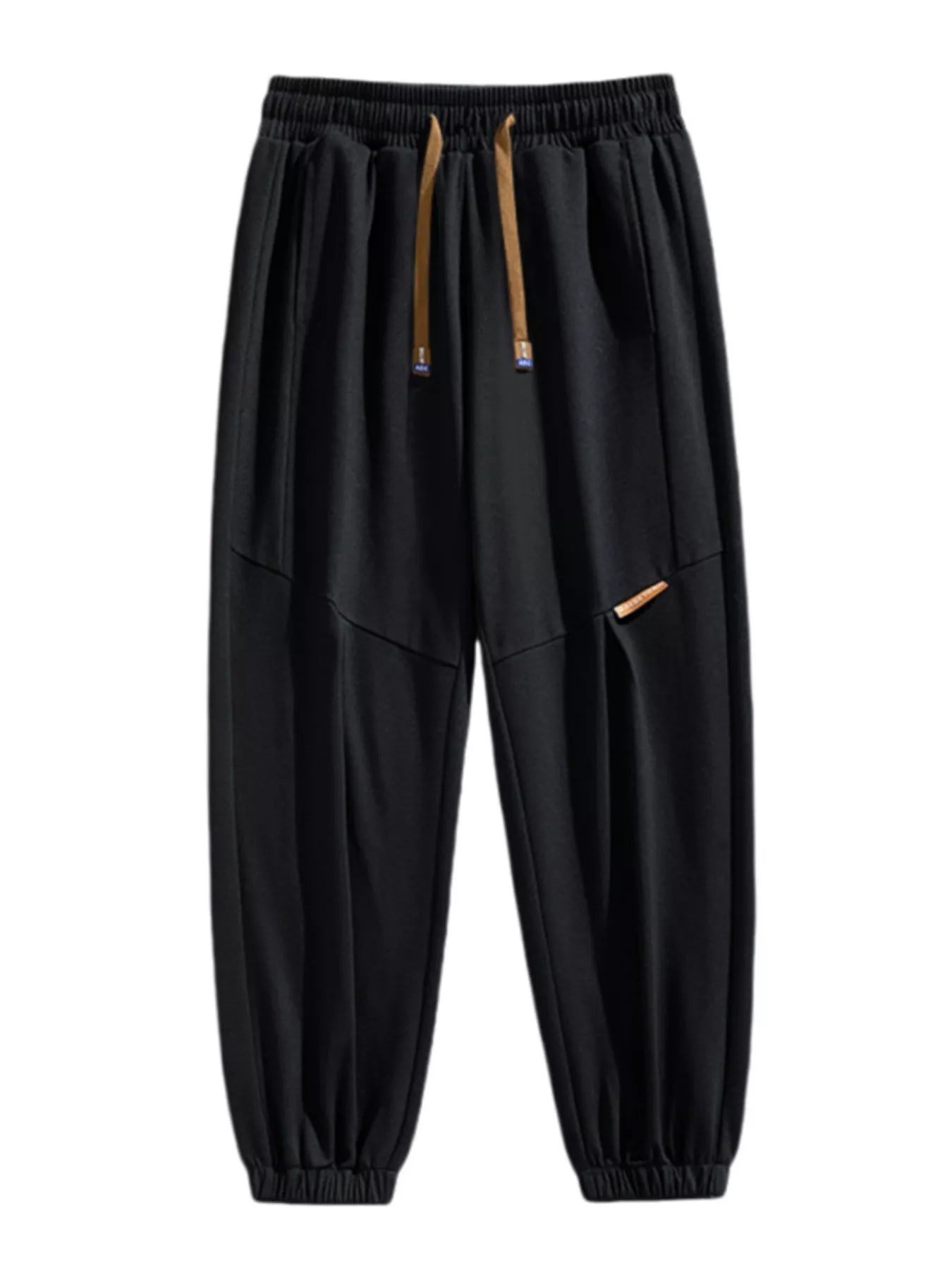 Solid Loose Fit Drawstring Joggers