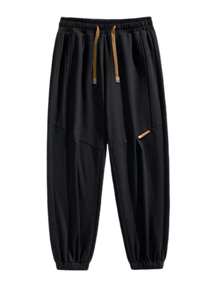 Solid Loose Fit Drawstring Joggers