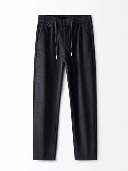 Straight-Leg Drawstring Sweatpants
