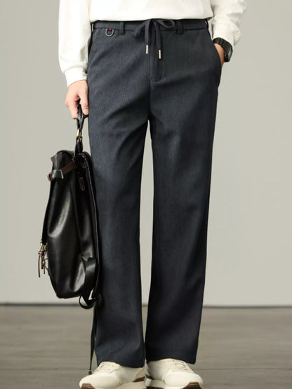 Straight-Leg Drawstring Sweatpants