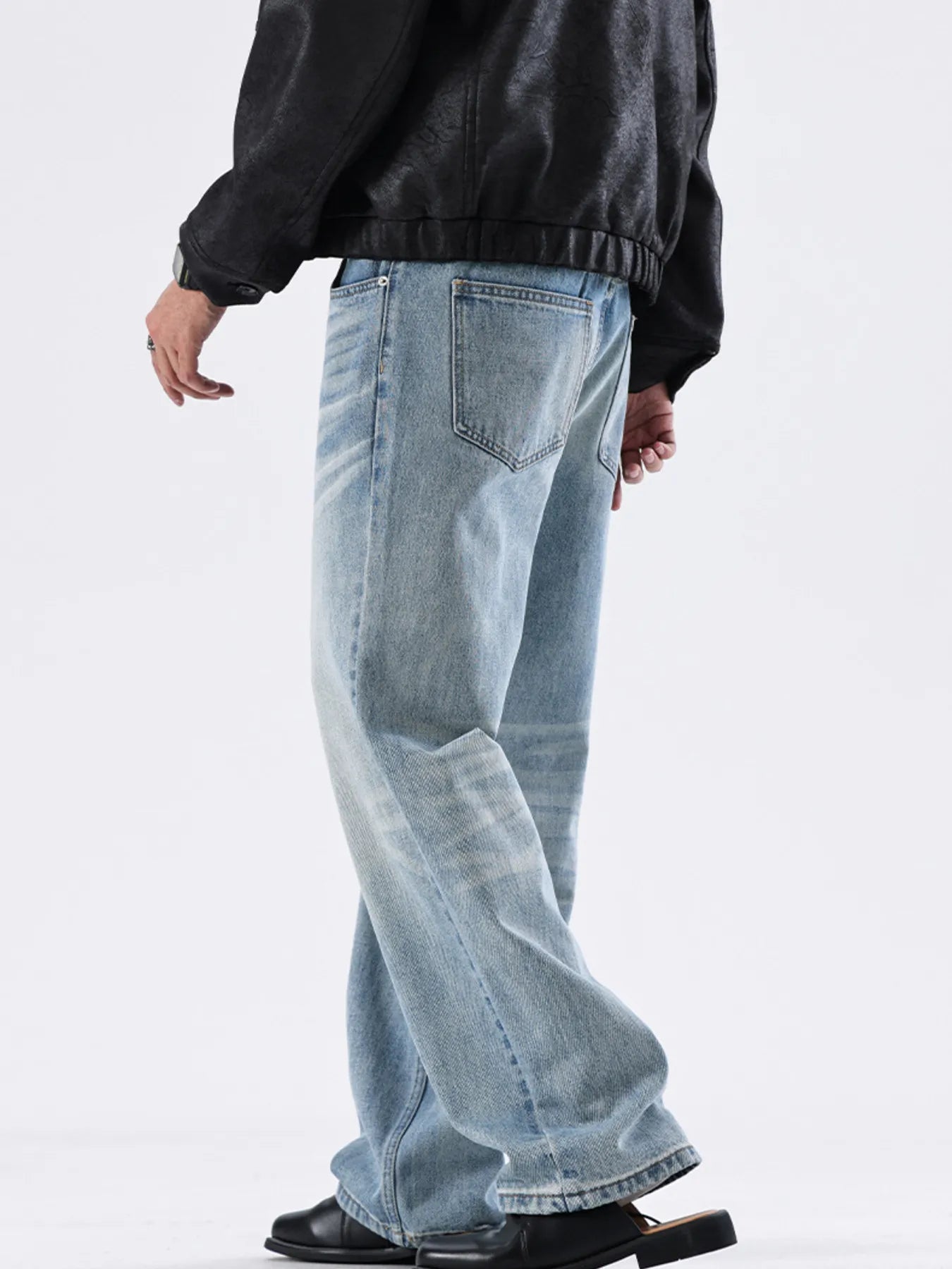Denim Love Sky Washed Wide Leg Jeans