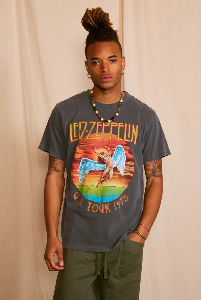 U.S Tour 1975 Vintage Gray Graphic Tee