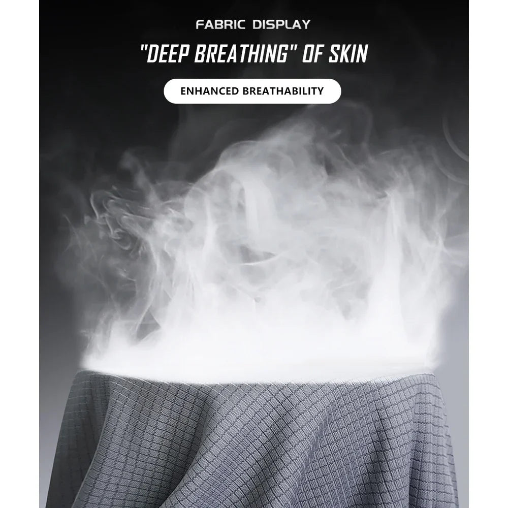 Promotional graphic with smoke effect and text overlay in black and white.